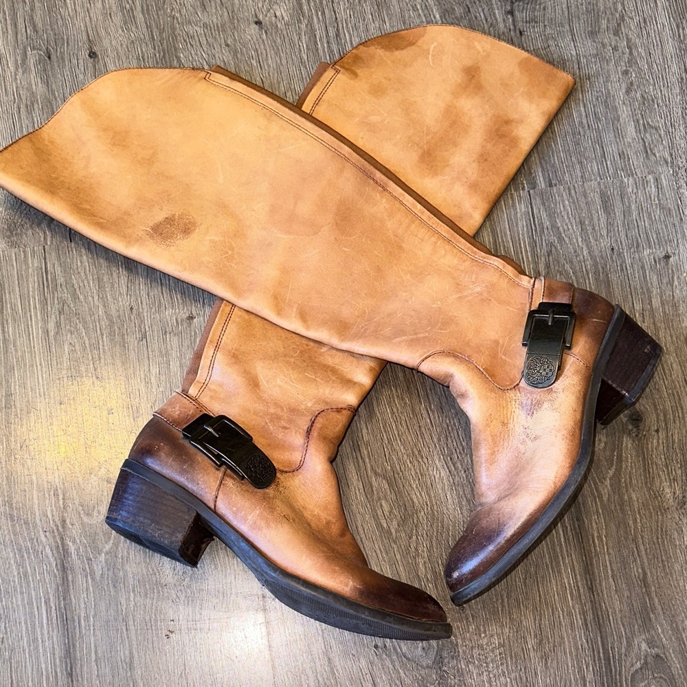 Vince Camuto Tan Knee High Boots